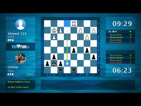 Chess Game Analysis: Ahmed 123 - Genlac : 0-1 (By ChessFriends.com)