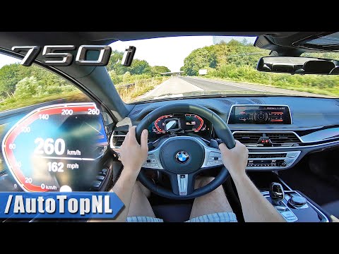 2021 BMW 7 Series 750i V8 530HP *TOP SPEED* on AUTOBAHN [NO SPEED LIMIT] by AutoTopNL