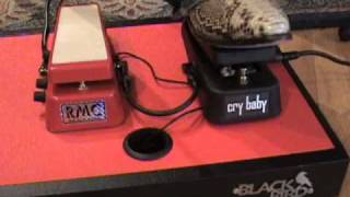 Video thumbnail for RMC Teese Wheels of Fire Wah comparison with Crybaby Standard and Kingbee Tele by gearmanndude