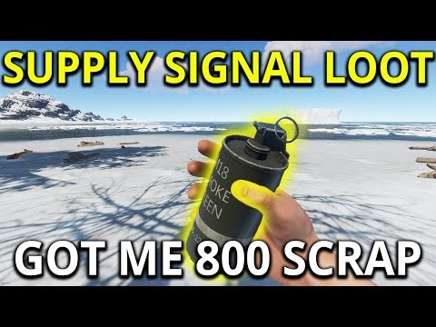 Supply Signal loot Made Me 800 Scrap - Rust Solo Survival Gameplay