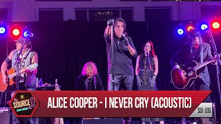 Alice Cooper Performs a Special Acoustic Performance of I Never Cry
