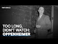 Oppenheimer: the man behind the atomic bomb