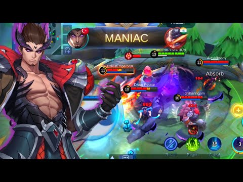 Yu Zhong Perfect SAVAGE 🔥🔥 |  Yu Zhong Build | OUTGIN  #mlbb #Yu Zhong #OUTGIN