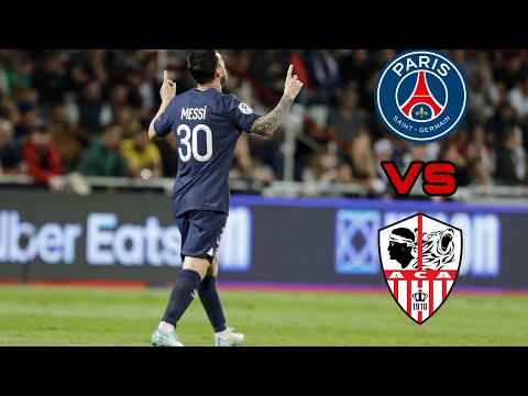 messi's goal against Ajaccio | psg messi |