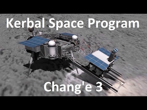 KSP - Chang'e 3 & Yutu 嫦娥三号 - Pure Stock Replicas
