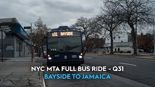 Q31 Bus to Jamaica Ride | 2021-22 Nova Bus LFS 8757 | MTA New York City Bus