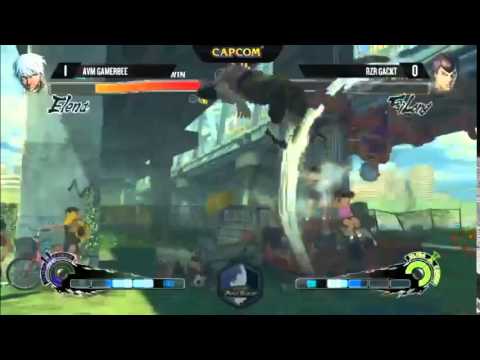 capcom pro tour asia gamerbee(elena) vs gackt(feilong)