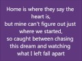 LYRICS Paradise Fears - Home 