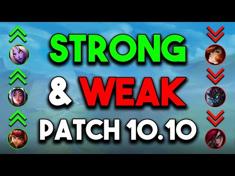 All Patch 10.10 Changes | New Strong and Weak Champs w/ Tier List Predictions