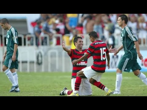 Ibson e Kleberson vs Palmeiras (2008) - Dupla do Flamengo faz Hat-trick de gols e assistências!