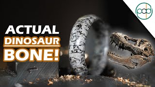 Making a Dinosaur Fossil Ring from Real Dinosaur Bone