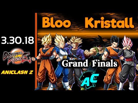 AniClash Z 2 - Bloo (Trunks/Vegeta/Goku) vs Kristall (Bardock/AGohan/GokuB) Grand Finals - DBFZ