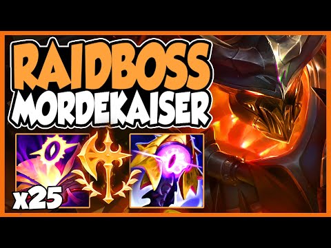 RAIDBOSS MORDEKAISER with new HIGH NOON skin! - League of Legends