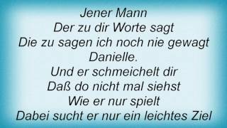 Bernhard Brink - Danielle Lyrics
