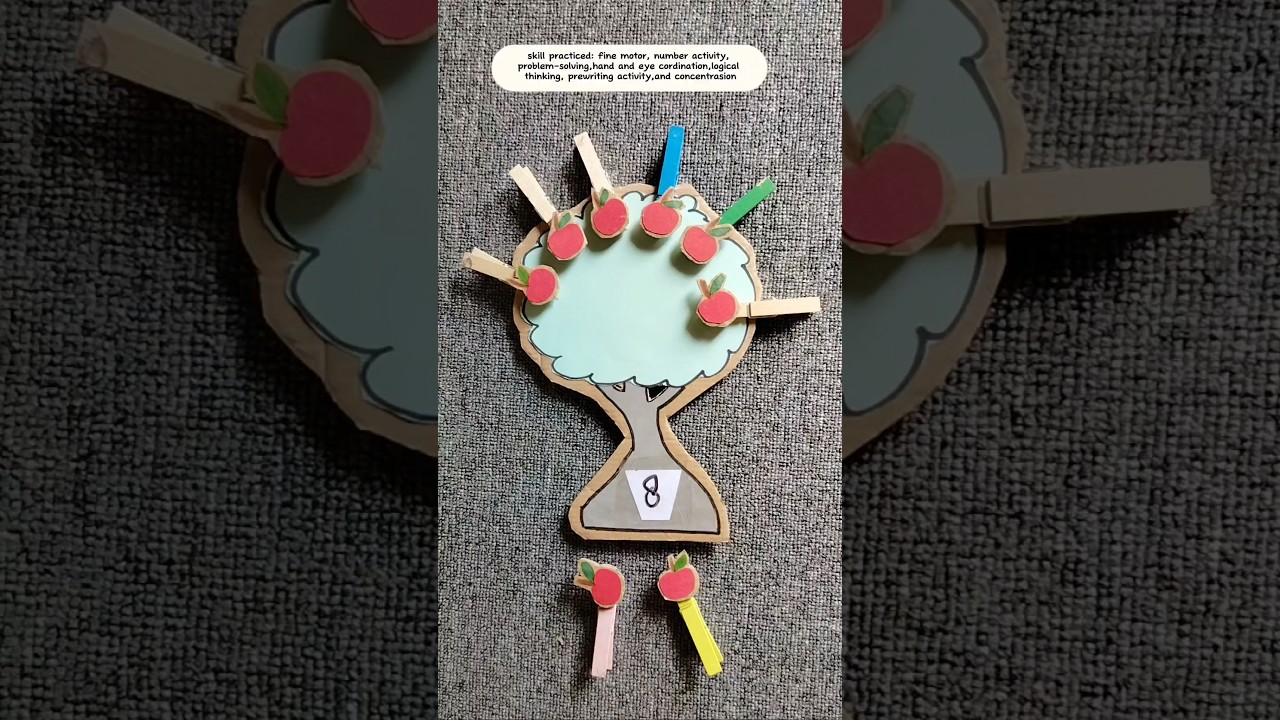 SIMPLE MATH ACTIVITY #preschooll #toddleractivities #math #montessori