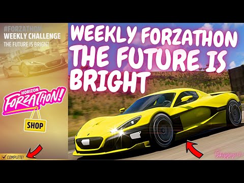 FORZA HORIZON 5-How to complete Weekly forzathon challenges THE FUTURE IS BRIGHT-#Forzathon shop