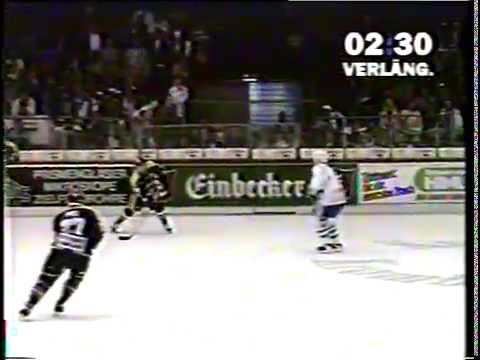 DEL 95-96 #6 Kassel - Mannheim 3-4OT Teil 2