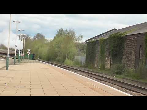 34052 "Lord Dowding" Passing through Wrexham