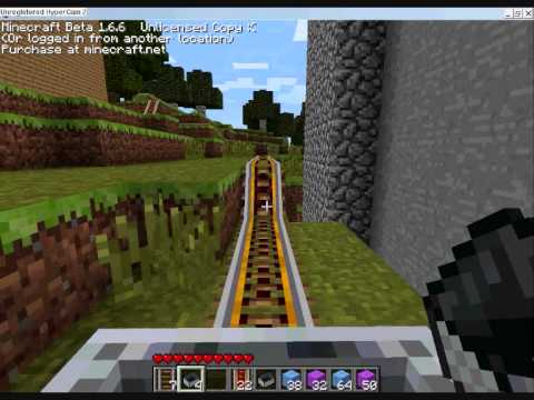 comment construire une montagne russe dans minecraft