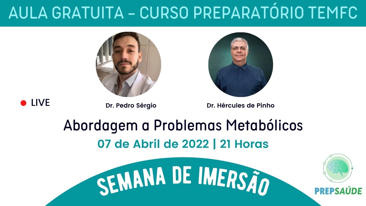 Semana de Imersão - Prova de Título de Especialista em MFC Dr. Pedro Sergio  Metabólicos - Diabetes