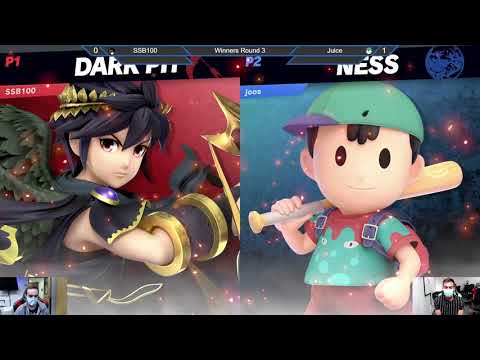 BOWU x SSBE #34 - Winners Round 3 - SSB100 (Dark Pit) vs Juice (Ness)