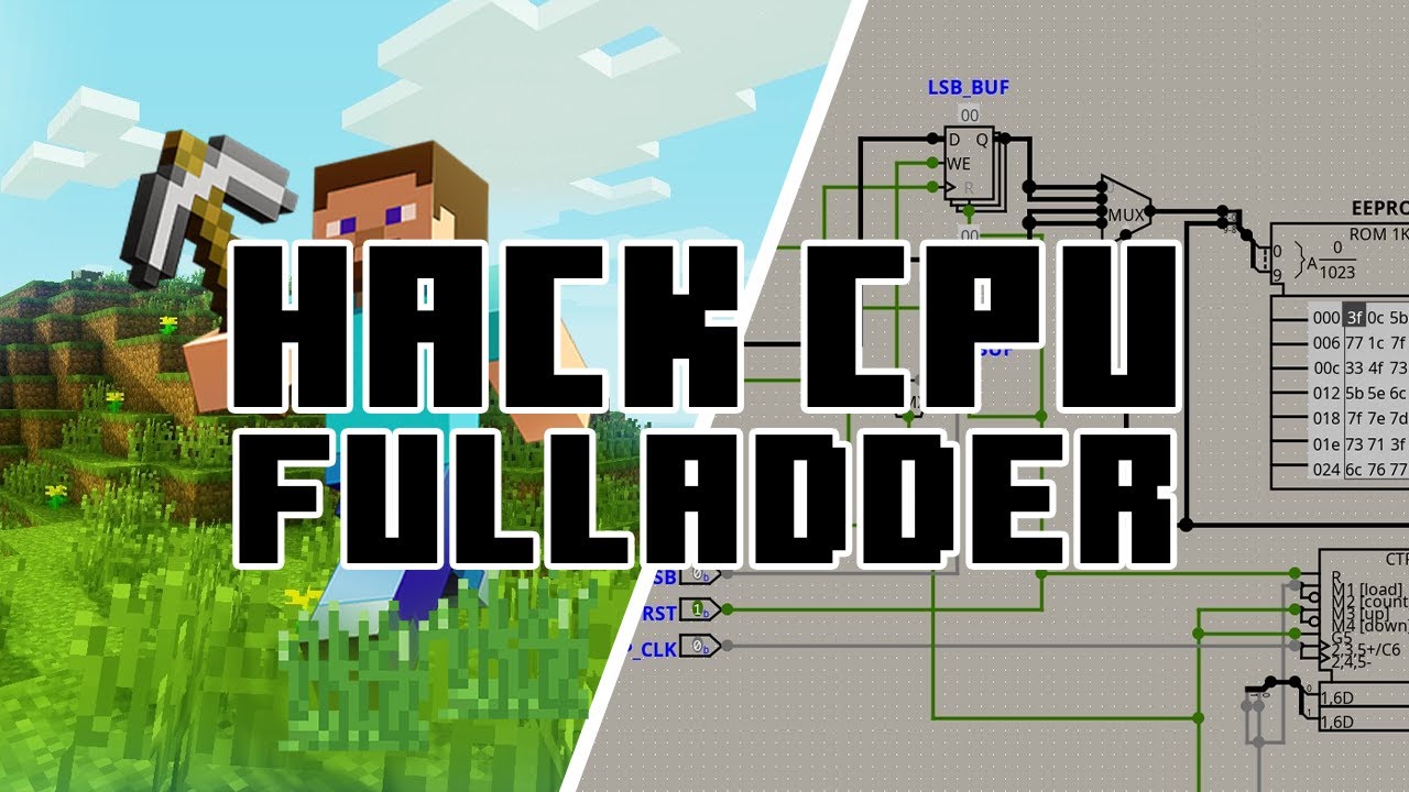 HackCPU Logisim FullAdder Implementation