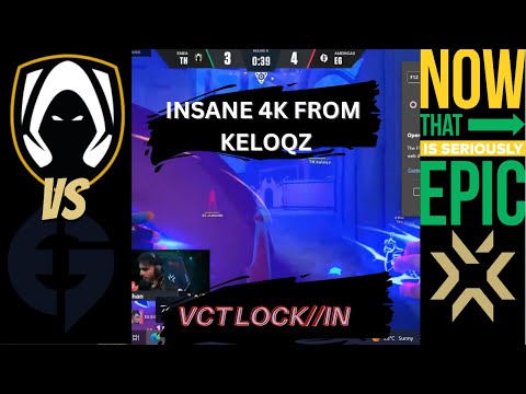 TARIK COULDN'T BELIEVE THIS INSANE 4K FROM KELOQZ VS EVIL GENIUSES | VCT