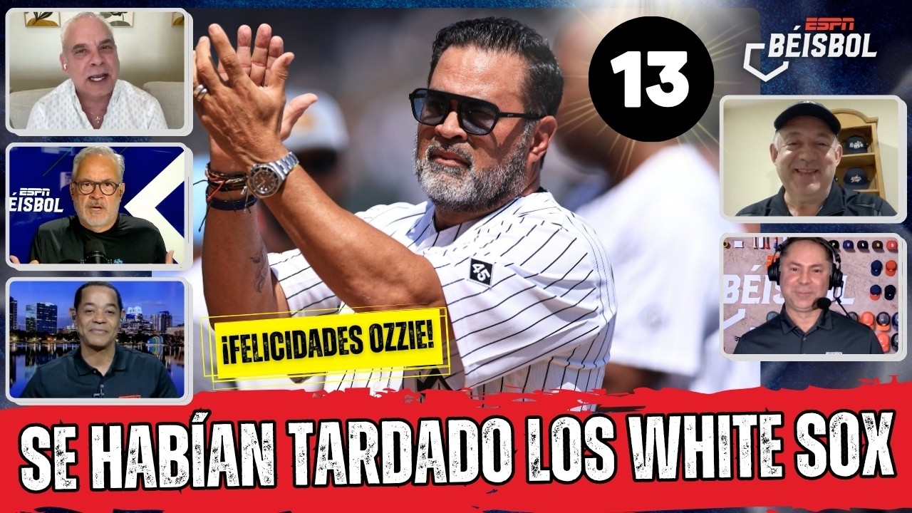 OZZIE GUILLÉN será INMORTAL en CHICAGO WITE SOX, FINALMENTE le RETIRARÁN su NÚMERO 13 | ESPN Beisbol