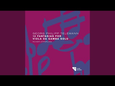 12 Fantasias for Viol, TWV 40:26-37: No. 12 in E-Flat Major. Andante – Allegro – Vivace