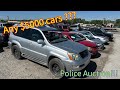 Impounded cars, what can we find on the cheap?