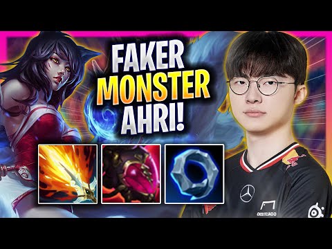 FAKER IS A MONSTER WITH AHRI! - T1 Faker Plays Ahri MID vs Taliyah! | Season 2025