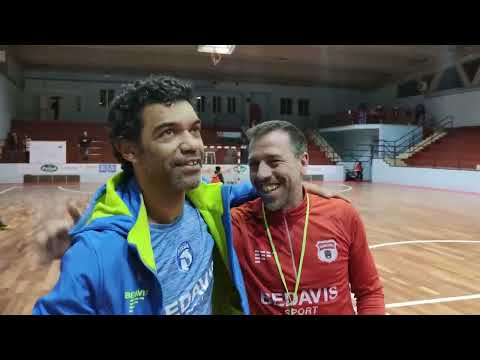 Sulmona Futsal - i bambini della scuola calcio a lezione con Ivan Alves Junior