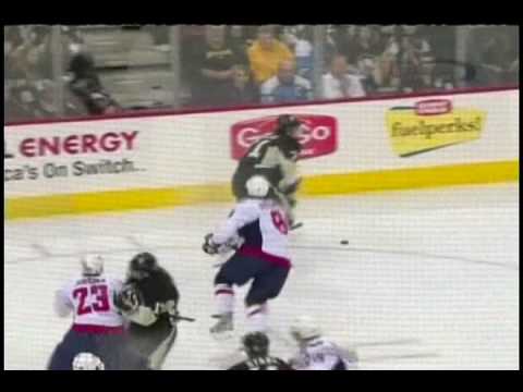 ovechkin hits malkin