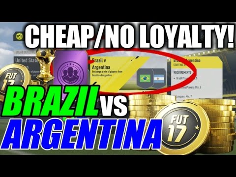 BRAZIL v ARGENTINA Cheap Solution! | Squad Building Challenge Guide | FIFA 17
