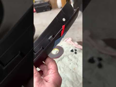 2022 Nissan Frontier OEM fender guards installed