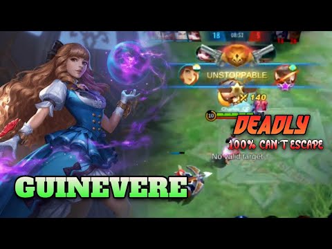 BURTAL DAMAGE | GUINEVERE BEST BULID 2021| TOP GLOBAL GUINEVERE GAMEPLAY | MOBILE LEGENDS |