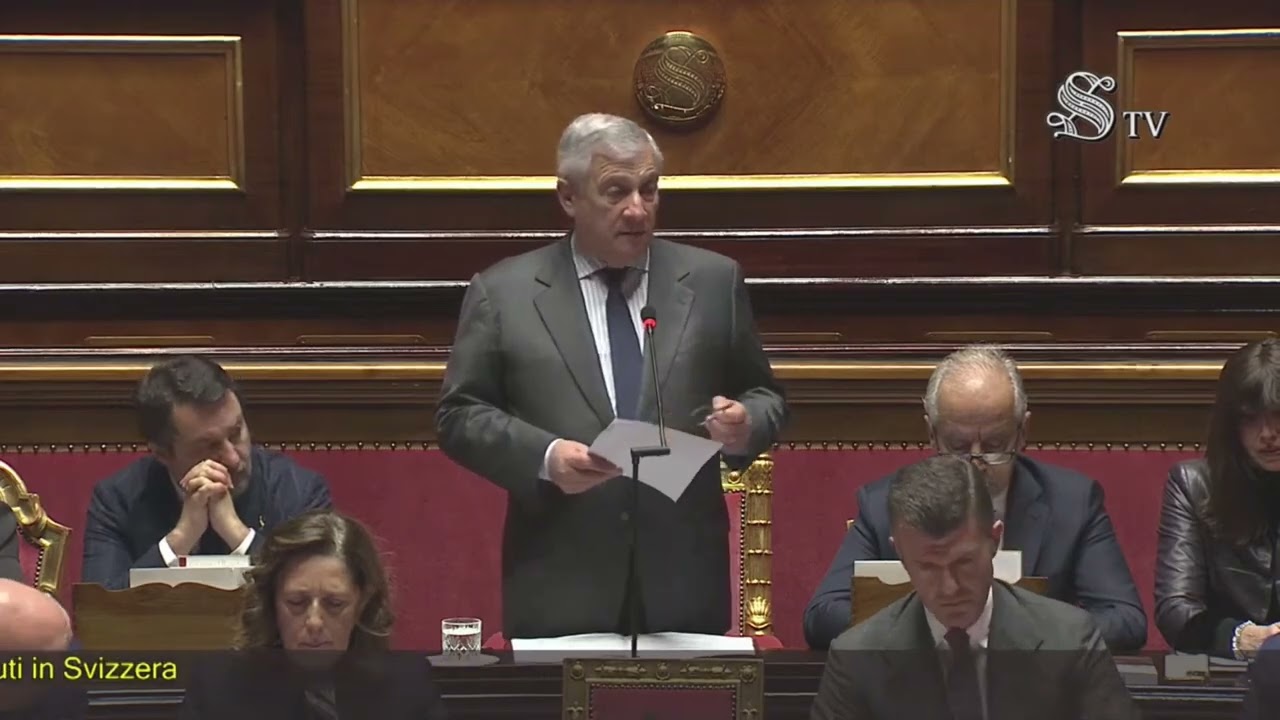 INFORMATIVA URGENTE DEL MINISTRO DEGLI ESTERI ANTONIO TAJANI SU CRANS-MONTANA E VENEZUELA