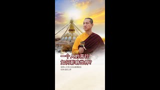 观音山 中华大悲法藏佛教会住持  龙德严淨仁波切開示：一个人的言行如何影响世界？