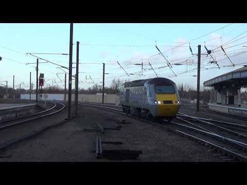 Single HST Power Car 43299 passing York