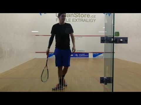 15.12.2018 Squash Tournament Kat. B, Marek Panacek vs. Jan Koukal, 1st game