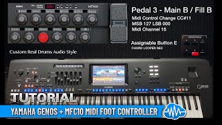 Video thumbnail for YAMAHA GENOS + MFC10 MIDI FOOT CONTROLLER | Demo by Synth Cloud