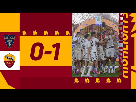 🟡🏆🔴 SUPERCOPPA PRIMAVERA! | LECCE 0-1 ROMA | HIGHLIGHTS