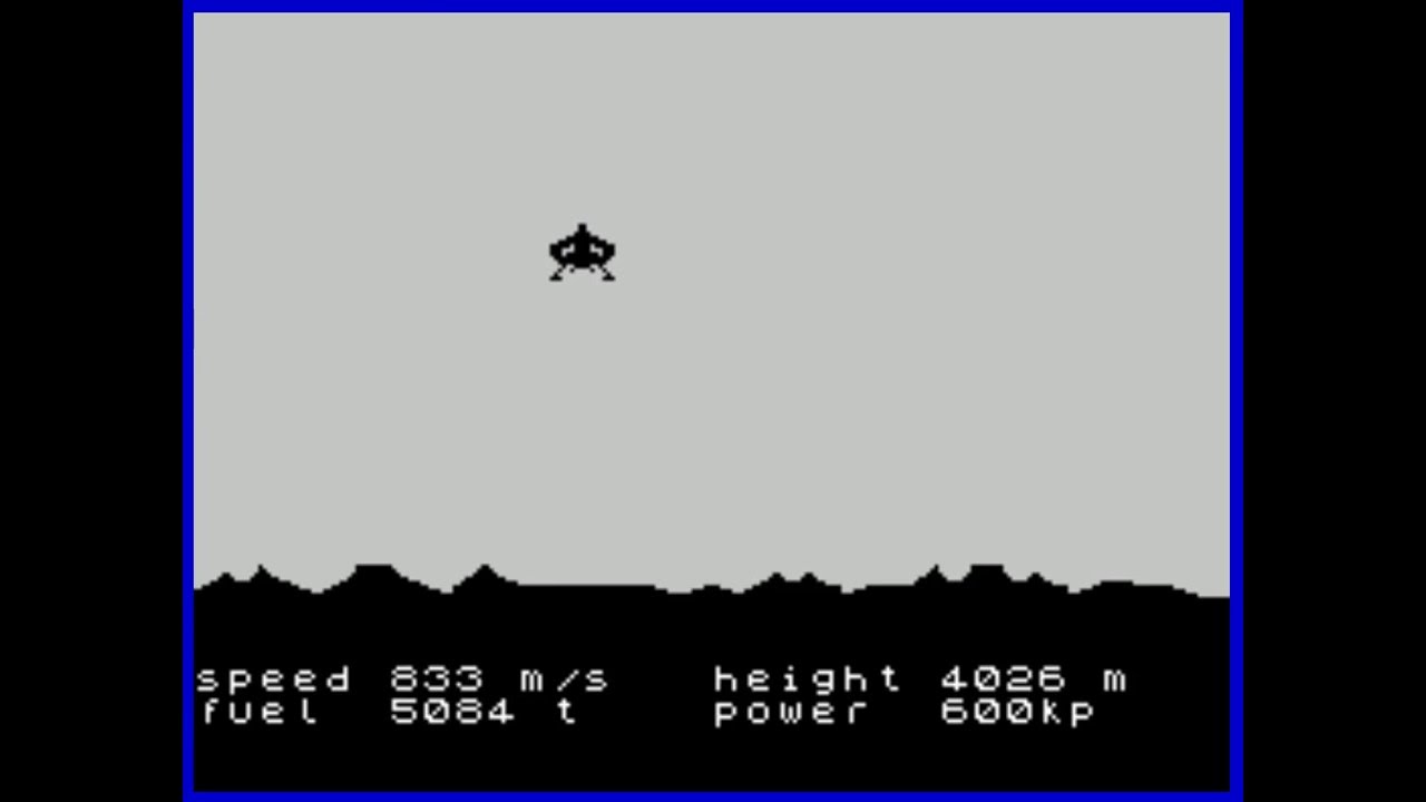 Lunar Lander (C-Tech, 1982, ZX Spectrum)