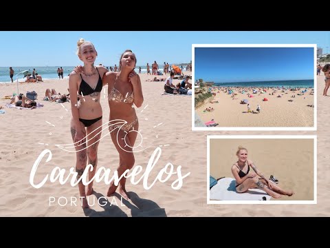 BEACH DAY VLOG | Carcavelos Portugal