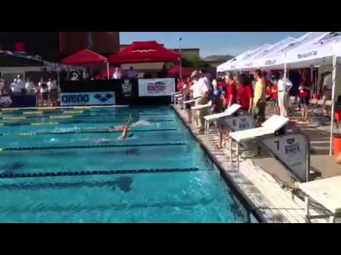 Aaron Peirsol and Janet Evans