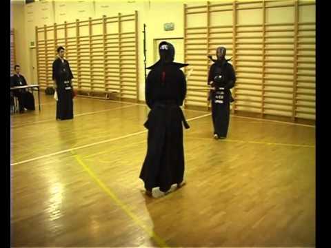 Warsaw Kendo League - November 2011 - Final - Bosak (aka) vs. Lipinski (shiro)