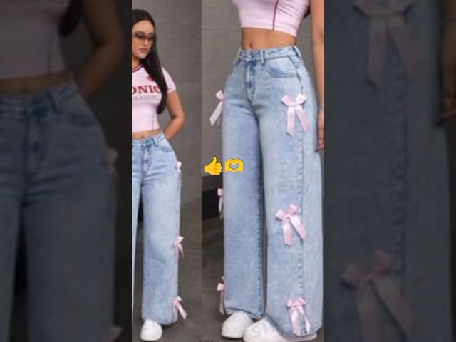 Vídeo relacionado con Happy Cherry - Niña Pantalones Largos de Mezclilla Infantil Niñas Baggy Vaqueros Y2K Vintage Holgados Verano Pantalón de Denim Pierna Ancha Jeans Algodón Chica 5-14 Años - 110-122 - Azul Claro