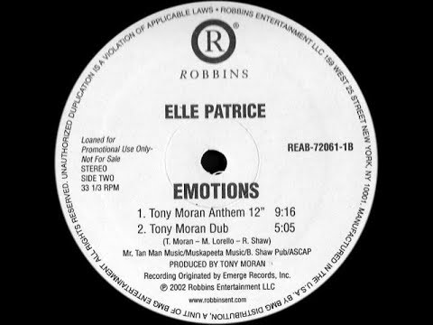 Elle  Patrice - Emotions -  Tony  Moran  Mix.        2002.      (HD).