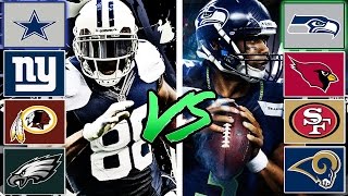 NFC East All-Stars vs NFC West All-Stars (Best Division in The NFL Game 2) Madden Tournament