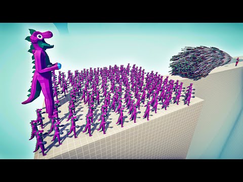 100x BARNEY + GIANT vs EVERY GOD - Totally Accurate Battle Simulator TABS